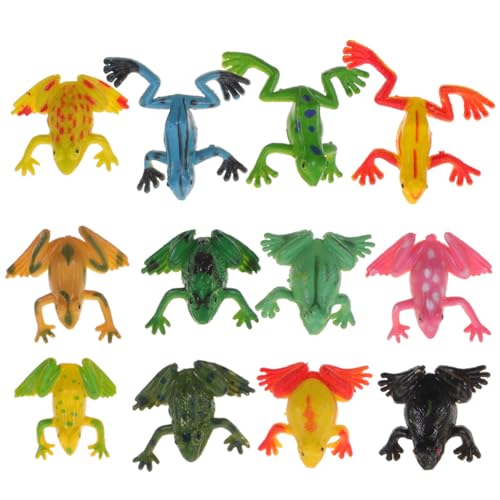 Kisangel 24 Stück Teiliges Realistische Frosch Figuren aus Hochwertigem Material Detailgetreue Miniatur Dekoration für Lernen für Partygeschenke und Wohnraumgestaltung Kisangel 24 Stück Teiliges Realistische Frosch Figuren aus Hochwertigem Material Detailgetreue Miniatur Dekoration für Lernen für Partygeschenke und Wohnraumgestaltung von Kisangel