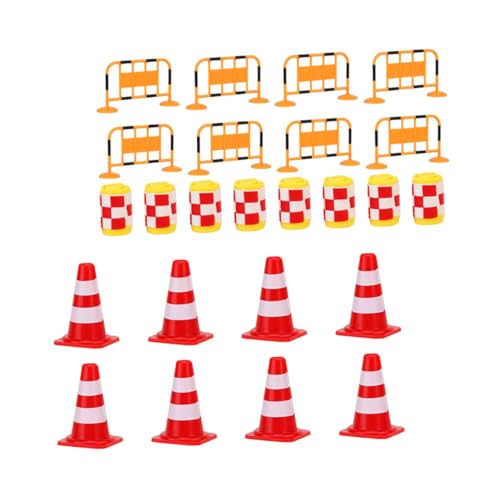 Kisangel 24 Stück Teiliges Verkehrsleitkegel aus Robustem mit Farben Realistische Straßenbarrieren und Verkehrsschilder Lernspielzeug für Verkehrsregeln und Rollenspiele im Freien Kisangel 24 Stück Teiliges Verkehrsleitkegel aus Robustem mit Farben Realistische Straßenbarrieren und Verkehrsschilder Lernspielzeug für Verkehrsregeln und Rollenspiele im Freien von Kisangel