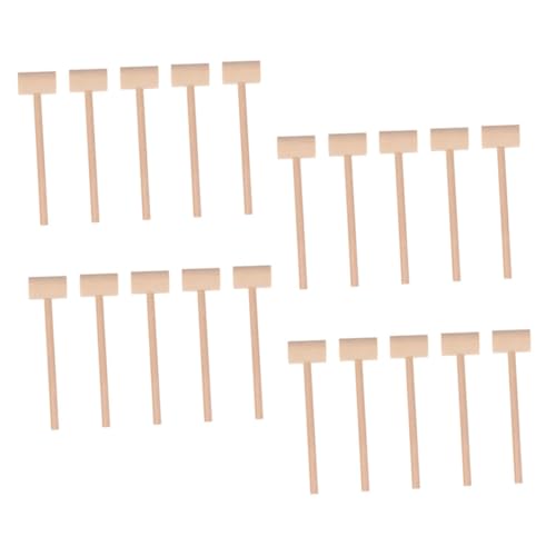 Kisangel 25 Stück Teiliges Holzspielzeug Hammer Kleine Leichte Holzmallets für Nachhaltige Mini Hämmer für Bastelprojekte Muschelknacken und Pädagogische Spiele Robust und Kindgerecht Kisangel 25 Stück Teiliges Holzspielzeug Hammer Kleine Leichte Holzmallets für Nachhaltige Mini Hämmer für Bastelprojekte Muschelknacken und Pädagogische Spiele Robust und Kindgerecht von Kisangel