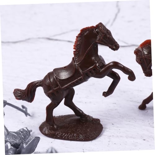Kisangel 28 Stück Teiliges Kunststoff Soldaten Spielset mit Rittern Pferdemodellen und Kavalleriefiguren Detailreiche Mittelalterliche Reiter Spielfiguren für Pädagogisches Armee Kisangel 28 Stück Teiliges Kunststoff Soldaten Spielset mit Rittern Pferdemodellen und Kavalleriefiguren Detailreiche Mittelalterliche Reiter Spielfiguren für Pädagogisches Armee von Kisangel