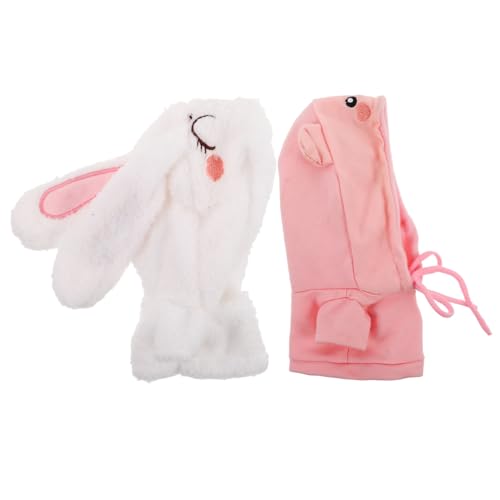 Kisangel 2Stücke Plüschpuppen Hoodies Für Stoffpuppen Weiche Modisches Design Für Verschiedene Puppenzubehör Für Kreative Kisangel 2Stücke Plüschpuppen Hoodies Für Stoffpuppen Weiche Modisches Design Für Verschiedene Puppenzubehör Für Kreative von Kisangel