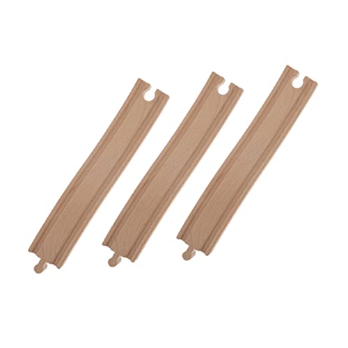 Kisangel 3 Stück Holzschienen Erweiterung Bogen gleis Holz für Eisenbahn Zubehör Kreatives DIY zur Erweiterung der Kindereisenbahn Holzspielzeug Kisangel 3 Stück Holzschienen Erweiterung Bogen gleis Holz für Eisenbahn Zubehör Kreatives DIY zur Erweiterung der Kindereisenbahn Holzspielzeug von Kisangel
