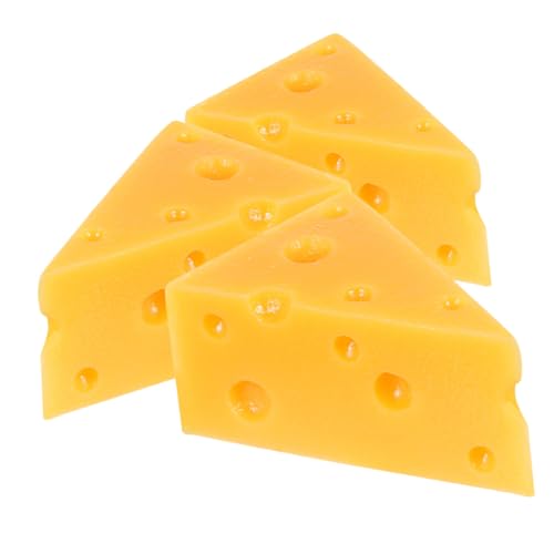 Kisangel 3 Stück Künstliches Käsemodell Dreieckige Käsekuchen Attrappe aus Harz Realistische Dessertdekoration DIY Kreatives Geschenk für Küche Bäckerei Fotorequisite Kisangel 3 Stück Künstliches Käsemodell Dreieckige Käsekuchen Attrappe aus Harz Realistische Dessertdekoration DIY Kreatives Geschenk für Küche Bäckerei Fotorequisite von Kisangel