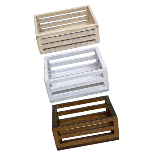 Kisangel 3 Stück Miniatur Holzkorb Mini Aufbewahrungskorb Modell in Weiß Holz und Braun Dekorativ für Puppenhaus Küche Mini Garten Szenen Langlebig und Vielseitig für Miniatur Figuren Kisangel 3 Stück Miniatur Holzkorb Mini Aufbewahrungskorb Modell in Weiß Holz und Braun Dekorativ für Puppenhaus Küche Mini Garten Szenen Langlebig und Vielseitig für Miniatur Figuren von Kisangel