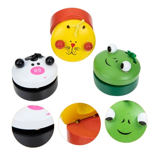 Kisangel 3 Stück Teiliges Holz Percussion Bunte Orff castagnetten Handgerechte Sichere Kanten Pädagogisches Musikspielzeug zur Frühkindlichen Geeignet für Jungen und Mädchen Kisangel 3 Stück Teiliges Holz Percussion Bunte Orff castagnetten Handgerechte Sichere Kanten Pädagogisches Musikspielzeug zur Frühkindlichen Geeignet für Jungen und Mädchen von Kisangel