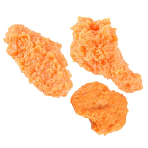 Kisangel 3 Stück Teiliges Realistische Hähnchenflügel Drumsticks und Hähnchenstücke aus Sicherem Lebensechte Gefälschte Brathähnchen Modelle als Dekoration Fotorequisiten für Küche Kisangel 3 Stück Teiliges Realistische Hähnchenflügel Drumsticks und Hähnchenstücke aus Sicherem Lebensechte Gefälschte Brathähnchen Modelle als Dekoration Fotorequisiten für Küche von Kisangel