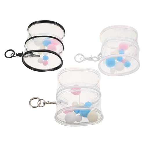Kisangel 3 Stück Teiliges Transparentes PVC Aufbewahrungsset für Puppen und Actionfiguren Tragbare Leichte Hänge Organizer Tasche mit Schlüsselanhänger Kratzfest in und Transparent für Kisangel 3 Stück Teiliges Transparentes PVC Aufbewahrungsset für Puppen und Actionfiguren Tragbare Leichte Hänge Organizer Tasche mit Schlüsselanhänger Kratzfest in und Transparent für von Kisangel