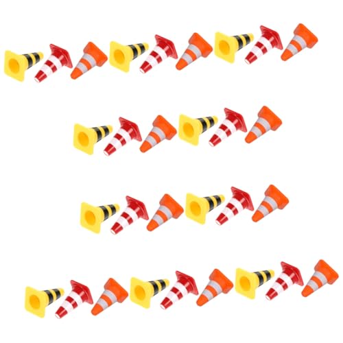 Kisangel 30 Stück Teiliges Mini Verkehrszeichen Spielset Lernspielzeug Simulation Straßensperren Absperrkegel in Rot Gelb Orange zur Verkehrserziehung und Spielstraßen Dekoration Kisangel 30 Stück Teiliges Mini Verkehrszeichen Spielset Lernspielzeug Simulation Straßensperren Absperrkegel in Rot Gelb Orange zur Verkehrserziehung und Spielstraßen Dekoration von Kisangel