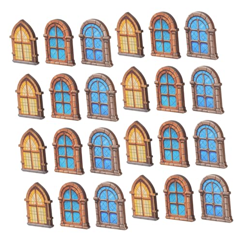 Kisangel 30 Stück Teiliges Miniatur Fenstermodell aus Holz Europäischer Stil Präzise Gefertigt Realistische Miniatur Fensterrahmen für Puppenhaus Dekoration DIY Basteln Vielseitige Kisangel 30 Stück Teiliges Miniatur Fenstermodell aus Holz Europäischer Stil Präzise Gefertigt Realistische Miniatur Fensterrahmen für Puppenhaus Dekoration DIY Basteln Vielseitige von Kisangel