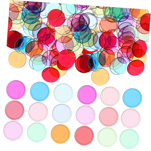 Kisangel 300 Stück Teiliges Transparentes Bingo Chips Bunte Kunststoff Marker ohne Scharfe Kanten Langlebig und Glatt für Bingo Karten Zählscheine und Brettspiele Vielseitig für Familien Kisangel 300 Stück Teiliges Transparentes Bingo Chips Bunte Kunststoff Marker ohne Scharfe Kanten Langlebig und Glatt für Bingo Karten Zählscheine und Brettspiele Vielseitig für Familien von Kisangel