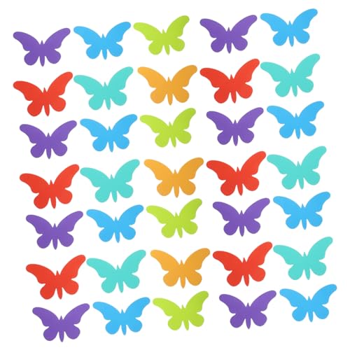 Kisangel 36 Stück Teiliges Eva Schmetterlinge Bastelset Bunte Schaumstoff Dekorationen DIY Schmetterlingsformen für Wand und Klassenzimmerdeko Kinderzimmer Bastelprojekte Kisangel 36 Stück Teiliges Eva Schmetterlinge Bastelset Bunte Schaumstoff Dekorationen DIY Schmetterlingsformen für Wand und Klassenzimmerdeko Kinderzimmer Bastelprojekte von Kisangel