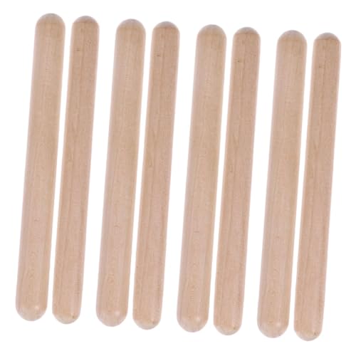 Kisangel 4 Paare Musikinstrumente Holz Percussion Sticks Teiliges Natürliche Rhythmus Stäbe Langlebig Pädagogisch Frühe Musikförderung Jungen Mädchen Kisangel 4 Paare Musikinstrumente Holz Percussion Sticks Teiliges Natürliche Rhythmus Stäbe Langlebig Pädagogisch Frühe Musikförderung Jungen Mädchen von Kisangel