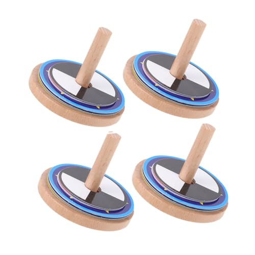Kisangel 4 Sätze Bunte Holz für Handliches Gyroskop zur Druckentlastung Fördert Hand Auge Koordination Leichtes Outdoor und Indoor Lernspielzeug Kisangel 4 Sätze Bunte Holz für Handliches Gyroskop zur Druckentlastung Fördert Hand Auge Koordination Leichtes Outdoor und Indoor Lernspielzeug von Kisangel