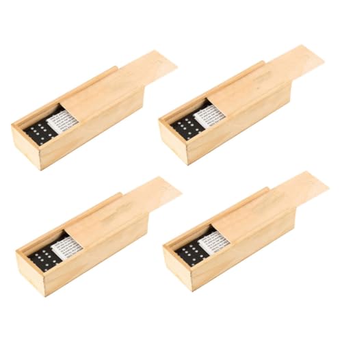 Kisangel 4 Sätze Holz Domino Spiel Interaktive Haushaltsdomino Spielsteine Schwarz mit Aufbewahrungsbox für Erwachsene Zubehör Pädagogisch Robust Langlebig Kisangel 4 Sätze Holz Domino Spiel Interaktive Haushaltsdomino Spielsteine Schwarz mit Aufbewahrungsbox für Erwachsene Zubehör Pädagogisch Robust Langlebig von Kisangel