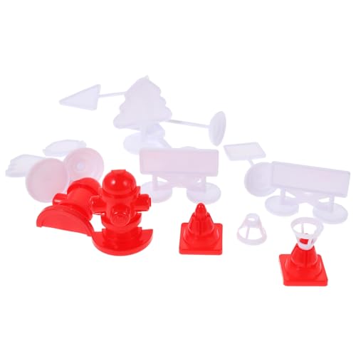 Kisangel 4 Sätze Teiliges Miniatur verkehrszeichen spielset aus Kunststoff Kindgerechtes Lernspielzeug für Verkehrsregeln Interaktives Straßenschild barrikaden Spielerischen Kisangel 4 Sätze Teiliges Miniatur verkehrszeichen spielset aus Kunststoff Kindgerechtes Lernspielzeug für Verkehrsregeln Interaktives Straßenschild barrikaden Spielerischen von Kisangel