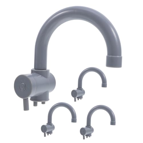 Kisangel 4 Stück Kinderküchenspielzeug Spielwasserhahn Kinderwasserspüle Küchenspüle Spielzeugzubehör Kinderküche Rollenspielspielzeug Kinderspüle Kinderspiel Wasserhahn Kunststoff Grau Kisangel 4 Stück Kinderküchenspielzeug Spielwasserhahn Kinderwasserspüle Küchenspüle Spielzeugzubehör Kinderküche Rollenspielspielzeug Kinderspüle Kinderspiel Wasserhahn Kunststoff Grau von Kisangel