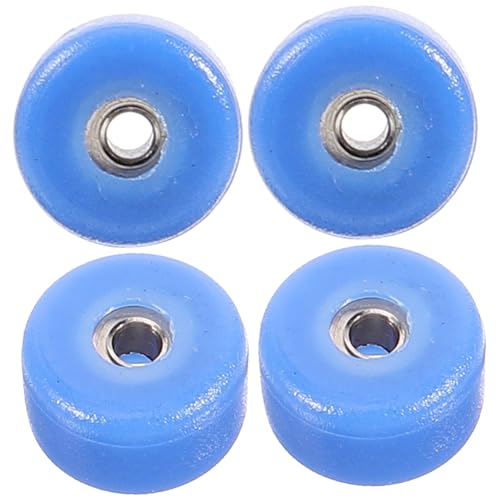 Kisangel 4 Stück Lifelike Finger Skateboard Roller Wheels mit Hochgeschwindigkeitskugellager Farbige Kompakte Desktop Spielzeuge für DIY Sneaker Schlüsselanhänger und Fingerspitzen Kisangel 4 Stück Lifelike Finger Skateboard Roller Wheels mit Hochgeschwindigkeitskugellager Farbige Kompakte Desktop Spielzeuge für DIY Sneaker Schlüsselanhänger und Fingerspitzen von Kisangel