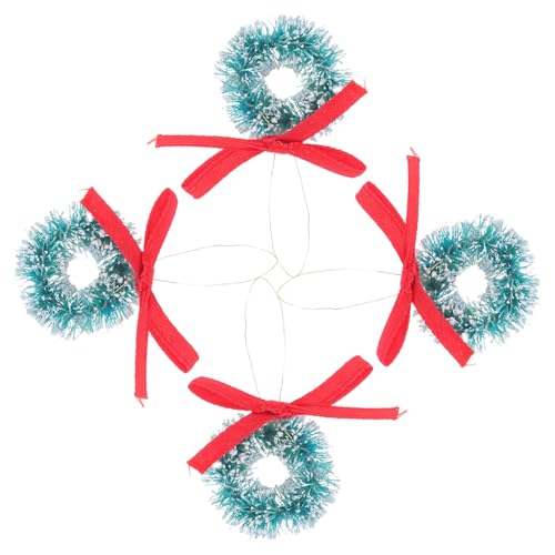 Kisangel 4 Stück Mini Weihnachtskränze Kleine Hängende Girlanden Für Puppenhaus Dekoration Festliche Miniatur Weihnachtsdeko Für Weihnachtsfeier Wohnkultur Kisangel 4 Stück Mini Weihnachtskränze Kleine Hängende Girlanden Für Puppenhaus Dekoration Festliche Miniatur Weihnachtsdeko Für Weihnachtsfeier Wohnkultur von Kisangel