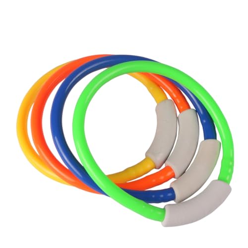 Kisangel 4 Stück Teiliges Bunte Tauchringe Wasserspielzeug für Langlebige Unterwasser Tauchtrainingsringe Sicherer Poolspaß Fördert Anfänger Schwimmen und Tauchen Kisangel 4 Stück Teiliges Bunte Tauchringe Wasserspielzeug für Langlebige Unterwasser Tauchtrainingsringe Sicherer Poolspaß Fördert Anfänger Schwimmen und Tauchen von Kisangel