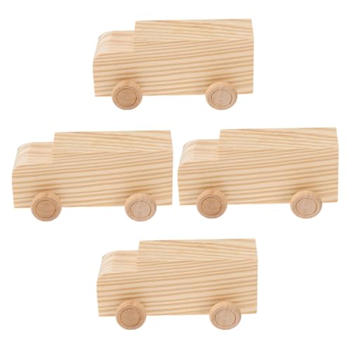 Kisangel 4 Stück Teiliges DIY Holzauto zum Bemalen Handbemalte Miniatur Holzmodelle Kreatives Graffiti für Kindergartenkinder Glatte Oberfläche zum Basteln und Dekorieren Kisangel 4 Stück Teiliges DIY Holzauto zum Bemalen Handbemalte Miniatur Holzmodelle Kreatives Graffiti für Kindergartenkinder Glatte Oberfläche zum Basteln und Dekorieren von Kisangel