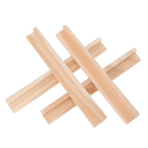 Kisangel 4 Stück Teiliges Holz Domino Ständer Langlebige DIY Domino Fliesen Halter Zubehör für Bequemes und Präsentieren Kisangel 4 Stück Teiliges Holz Domino Ständer Langlebige DIY Domino Fliesen Halter Zubehör für Bequemes und Präsentieren von Kisangel