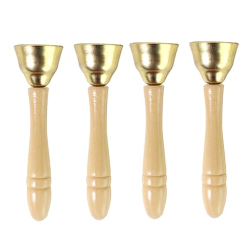 Kisangel 4 Stück Teiliges Holz Percussion mit Griff Glocken Musikinstrumente Pädagogisches Lernspielzeug für Jungen und Mädchen Leicht Handgerechte für Frühe Musikalische Kisangel 4 Stück Teiliges Holz Percussion mit Griff Glocken Musikinstrumente Pädagogisches Lernspielzeug für Jungen und Mädchen Leicht Handgerechte für Frühe Musikalische von Kisangel