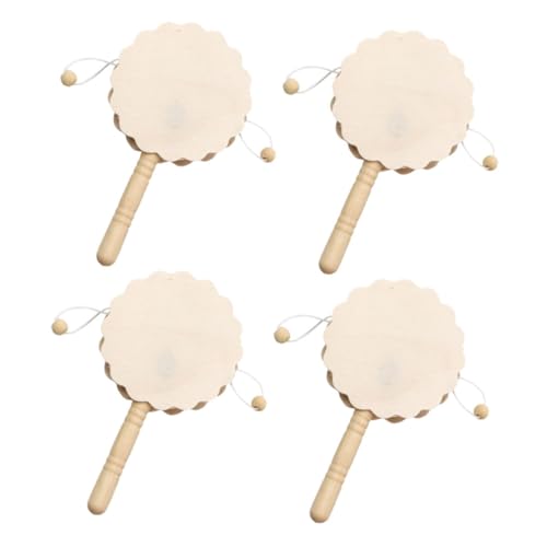 Kisangel 4 Stück Teiliges Holz Rasseltrommel Unbemalt Robustes DIY Musikinstrument für Bemalen und Basteln Fördert Kreativität und Feinmotorik Sicher Geruchlos Kisangel 4 Stück Teiliges Holz Rasseltrommel Unbemalt Robustes DIY Musikinstrument für Bemalen und Basteln Fördert Kreativität und Feinmotorik Sicher Geruchlos von Kisangel