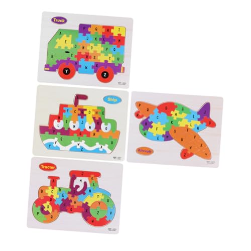 Kisangel 4 Stück Teiliges Holzbuchstaben Puzzle Farbenfrohe Mechanische Muster Buchstaben Jigsaw Lernspielzeug für Kleinkinder Pädagogisches Holzspielzeug Kreativität und Gedächtnis Kisangel 4 Stück Teiliges Holzbuchstaben Puzzle Farbenfrohe Mechanische Muster Buchstaben Jigsaw Lernspielzeug für Kleinkinder Pädagogisches Holzspielzeug Kreativität und Gedächtnis von Kisangel