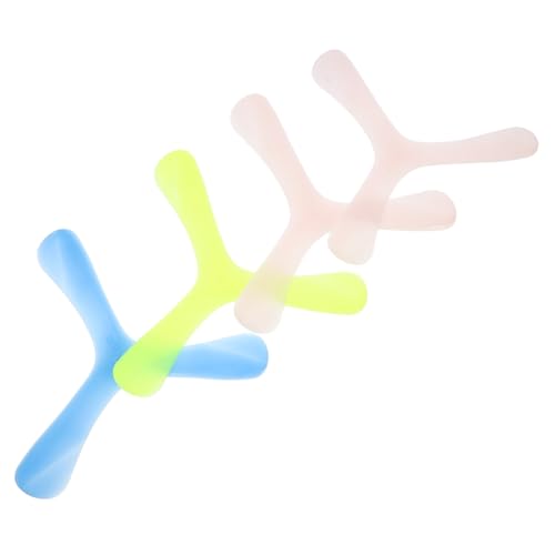 Kisangel 4 Stück Teiliges Leuchtendes Trefoil bumerang Kinderfreundliches Handliches Wurfspiel Geschicklichkeit Bunte Nachtleuchtfunktion Langlebig und Sicher Kisangel 4 Stück Teiliges Leuchtendes Trefoil bumerang Kinderfreundliches Handliches Wurfspiel Geschicklichkeit Bunte Nachtleuchtfunktion Langlebig und Sicher von Kisangel