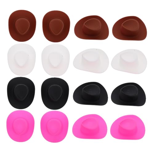 Kisangel 4 Stück Teiliges Mini Cowgirl Hüte für Puppen Farbenfrohe Western Hüte in und Dunkel Glitzer und Dunkelbraun Vielseitig für Bastelprojekte und Partydekorationen Kisangel 4 Stück Teiliges Mini Cowgirl Hüte für Puppen Farbenfrohe Western Hüte in und Dunkel Glitzer und Dunkelbraun Vielseitig für Bastelprojekte und Partydekorationen von Kisangel