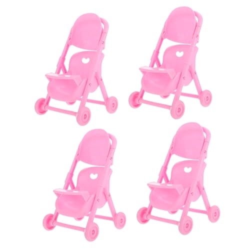 Kisangel 4 Stück Teiliges Mini Kinderwagen aus Kunststoff Realistisch Gestaltete Puppenwagen Pädagogisches Rollenspiel für Kreativität und Intelligenz Kisangel 4 Stück Teiliges Mini Kinderwagen aus Kunststoff Realistisch Gestaltete Puppenwagen Pädagogisches Rollenspiel für Kreativität und Intelligenz von Kisangel