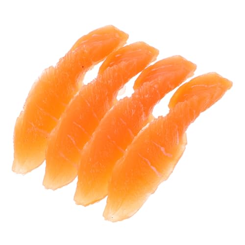 Kisangel 4 Stück Teiliges Realistisches Lachsfilet Künstliches Lebensmittel Deko Lebensnahe Fleischnachbildung für Küchen und Restaurantdekoration für Langlebig Verblassungsfrei Kisangel 4 Stück Teiliges Realistisches Lachsfilet Künstliches Lebensmittel Deko Lebensnahe Fleischnachbildung für Küchen und Restaurantdekoration für Langlebig Verblassungsfrei von Kisangel