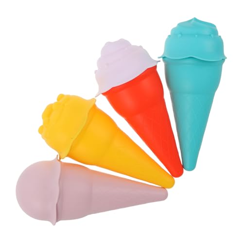 Kisangel 4 Stück Teiliges Strandspielzeug für Kleinkinder mit Bunten Eiscreme Sandformen Kreatives Sandkastenspielzeug Fantasie und Geschicklichkeit für Strand und Garten Kisangel 4 Stück Teiliges Strandspielzeug für Kleinkinder mit Bunten Eiscreme Sandformen Kreatives Sandkastenspielzeug Fantasie und Geschicklichkeit für Strand und Garten von Kisangel