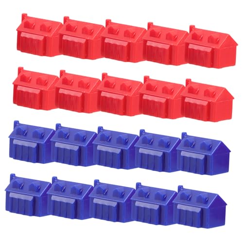 Kisangel 40 Stück Teiliges Brettspiel Ersatzteile Blaue Häuser und Rote Hotels aus Hochwertigem Kunststoff für Familien und Freunde Spielsteine für Strategischen Spielspaß Kisangel 40 Stück Teiliges Brettspiel Ersatzteile Blaue Häuser und Rote Hotels aus Hochwertigem Kunststoff für Familien und Freunde Spielsteine für Strategischen Spielspaß von Kisangel