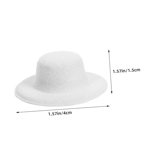Kisangel 40 Stück Top Hats Weiß Miniatur Puppenhüte aus Weichem Stoff DIY Bastelhut für Kreative Dekoration Geburtstagsparty Handgemachte Accessoires Kisangel 40 Stück Top Hats Weiß Miniatur Puppenhüte aus Weichem Stoff DIY Bastelhut für Kreative Dekoration Geburtstagsparty Handgemachte Accessoires von Kisangel