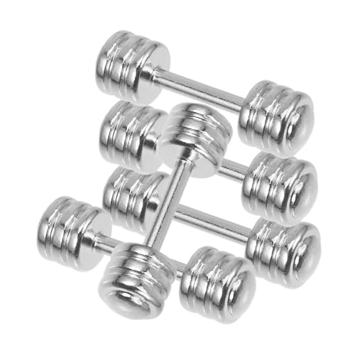 Kisangel 5 Stück Hanteln Teiliges Modell für Puppenhaus Fitnessraum Realistische Deko für Szenen Zubehör für Kreative Spielideen und Heimdekoration Kisangel 5 Stück Hanteln Teiliges Modell für Puppenhaus Fitnessraum Realistische Deko für Szenen Zubehör für Kreative Spielideen und Heimdekoration von Kisangel