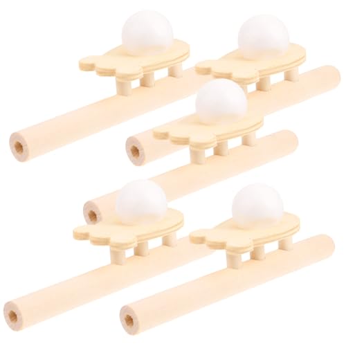 Kisangel 5 Stück Teiliges Holzspielzeug für Schwebender Ball Luftspiel Lustiges Partyspiel zur Motorikförderung und Hand Augen koordination für Drinnen und Draußen Geeignet Kisangel 5 Stück Teiliges Holzspielzeug für Schwebender Ball Luftspiel Lustiges Partyspiel zur Motorikförderung und Hand Augen koordination für Drinnen und Draußen Geeignet von Kisangel