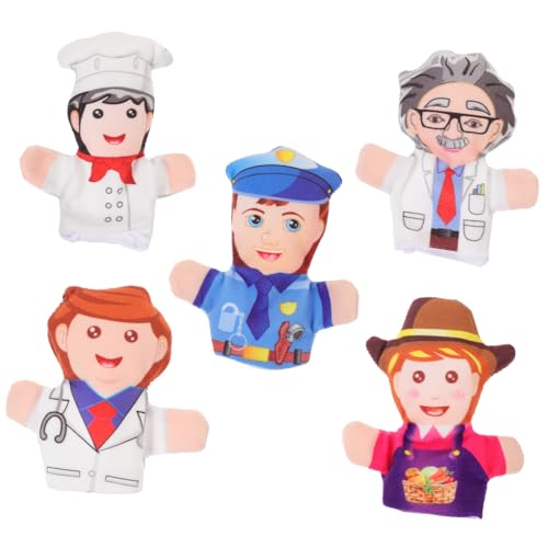 Kisangel 5 Stück Teiliges Kleine Fingerpuppen aus Sicherem Material Kreative Cartoon Berufe Fingerpuppen für Fördert Geschicklichkeit Fantasie und Sprachentwicklung als und Partyspielzeug Kisangel 5 Stück Teiliges Kleine Fingerpuppen aus Sicherem Material Kreative Cartoon Berufe Fingerpuppen für Fördert Geschicklichkeit Fantasie und Sprachentwicklung als und Partyspielzeug von Kisangel