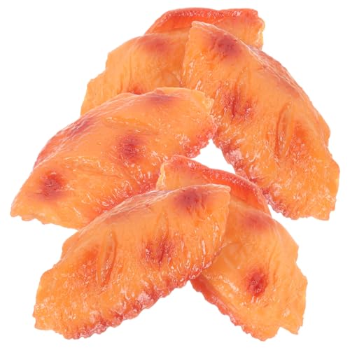 Kisangel 5 Stück Teiliges Künstliches Hühnerflügel PVC Realistische Nachbildung Langlebiges Food Modell als Küchen deko Fotorequisite und Schaufenster darstellung Kisangel 5 Stück Teiliges Künstliches Hühnerflügel PVC Realistische Nachbildung Langlebiges Food Modell als Küchen deko Fotorequisite und Schaufenster darstellung von Kisangel