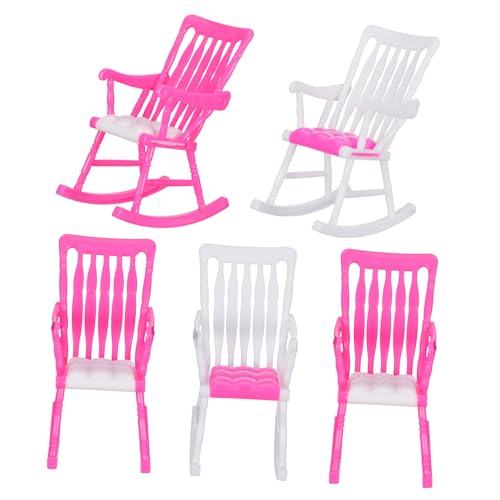 Kisangel 5 Stück Teiliges Mini Schaukelstuhl für Puppen Bunte Rollenspielmöbel Kleine Schaukelstühle für Puppenhaus Zubehör Kindgerechte Spielzeugstühle Kreative Zufällige Zufällige Farbe Kisangel 5 Stück Teiliges Mini Schaukelstuhl für Puppen Bunte Rollenspielmöbel Kleine Schaukelstühle für Puppenhaus Zubehör Kindgerechte Spielzeugstühle Kreative Zufällige Zufällige Farbe von Kisangel