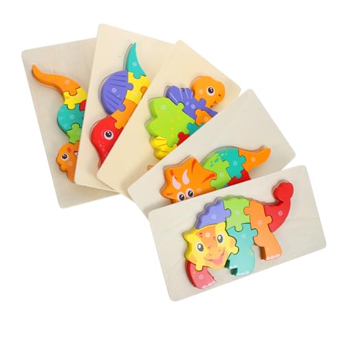 Kisangel 5 Stück Teiliges Montessori Holzpuzzle Dinosaurier Pädagogisch Lernspielzeug für Kleinkinder Ab Jahren Hand Auge Koordination Sensorisch Spielerisch Kisangel 5 Stück Teiliges Montessori Holzpuzzle Dinosaurier Pädagogisch Lernspielzeug für Kleinkinder Ab Jahren Hand Auge Koordination Sensorisch Spielerisch von Kisangel