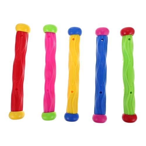 Kisangel 5 Stück Teiliges Tauchspielzeug aus Sicherem Kunststoff Praktisches Schwimmbad und Wasserspielzeug für Unterwasser Trainingsstäbe für Mehr Spaß und Schwimmtraining im Sommer Kisangel 5 Stück Teiliges Tauchspielzeug aus Sicherem Kunststoff Praktisches Schwimmbad und Wasserspielzeug für Unterwasser Trainingsstäbe für Mehr Spaß und Schwimmtraining im Sommer von Kisangel