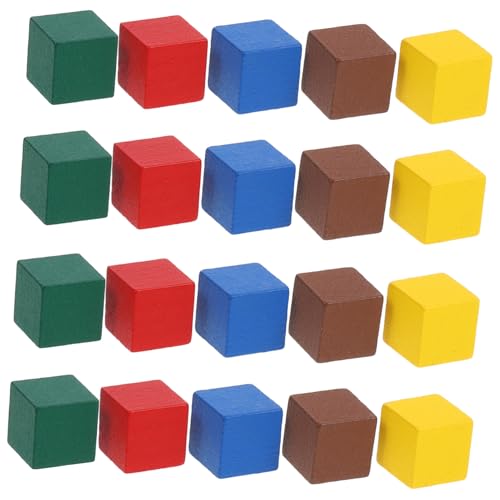 Kisangel 50 Stück Teiliges Bunte Holzspielsteine für Flugschach und Brettspiele Glatte Griffige Spielfiguren als Ersatz und Zubehör Quadratische Spielmarker in Fünf Farben für Erwachsene Kisangel 50 Stück Teiliges Bunte Holzspielsteine für Flugschach und Brettspiele Glatte Griffige Spielfiguren als Ersatz und Zubehör Quadratische Spielmarker in Fünf Farben für Erwachsene von Kisangel