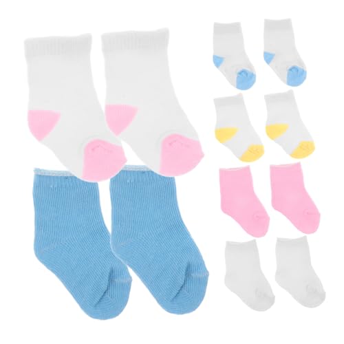 Kisangel 6 Bunte Kurze Puppensocken Kleine Weiche Baumwollsocken Puppenzubehör für Puppen Dekorative Kostüm Socken Einfaches Anziehen für Kreatives Kisangel 6 Bunte Kurze Puppensocken Kleine Weiche Baumwollsocken Puppenzubehör für Puppen Dekorative Kostüm Socken Einfaches Anziehen für Kreatives von Kisangel