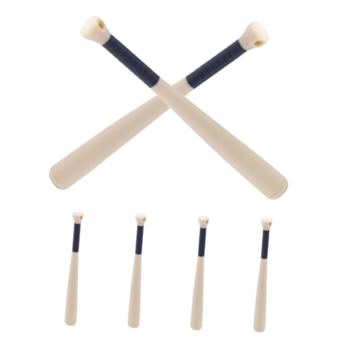 Kisangel 6 Stück Miniatur Baseballschläger für Puppenhaus Leichte Stabile Mini Bat Dekoration für DIY Basteln Sammler und Mini Sportzubehör für Dioramen und Kreative Modellgestaltung Kisangel 6 Stück Miniatur Baseballschläger für Puppenhaus Leichte Stabile Mini Bat Dekoration für DIY Basteln Sammler und Mini Sportzubehör für Dioramen und Kreative Modellgestaltung von Kisangel
