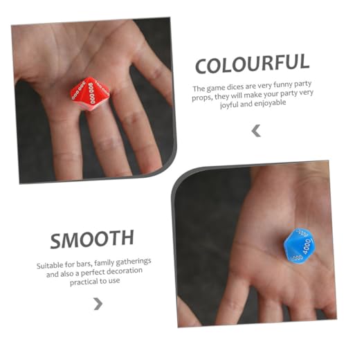 Kisangel 6 Stück Teiliges Bunte Kunststoff Würfel mit Großen Zahlen Multifunktionale Kleine Spielwürfel für Brettspiele Party und Rollenspiel Leichte Tragbare Würfel für Zufällige Farbe Kisangel 6 Stück Teiliges Bunte Kunststoff Würfel mit Großen Zahlen Multifunktionale Kleine Spielwürfel für Brettspiele Party und Rollenspiel Leichte Tragbare Würfel für Zufällige Farbe von Kisangel