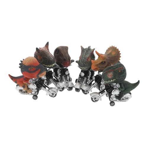 Kisangel 6 Stück Teiliges Dinosaurier Pull-Back Auto Spielset aus Inertialbetriebene Dinosaurier Motorräder Pädagogische Tierfahrzeuge für Jungen und Mädchen Batteriefreies Outdoor Kisangel 6 Stück Teiliges Dinosaurier Pull-Back Auto Spielset aus Inertialbetriebene Dinosaurier Motorräder Pädagogische Tierfahrzeuge für Jungen und Mädchen Batteriefreies Outdoor von Kisangel
