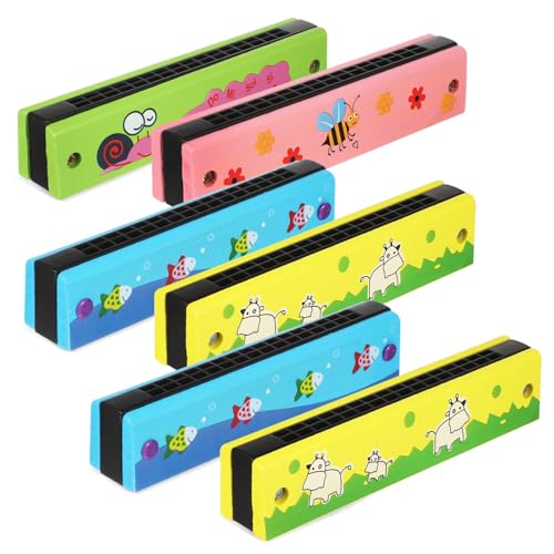Kisangel 6 Stück Teiliges Holzmundharmonika Zweireihige Diatonische Mundharmonikas Spielbares Musikinstrument für Anfänger Sicherer Griff als Partygeschenk Musikeinstieg Kisangel 6 Stück Teiliges Holzmundharmonika Zweireihige Diatonische Mundharmonikas Spielbares Musikinstrument für Anfänger Sicherer Griff als Partygeschenk Musikeinstieg von Kisangel