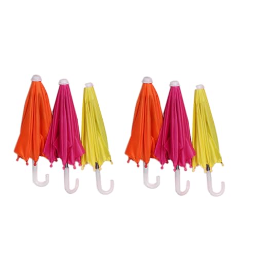 Kisangel 6 Stück Teiliges Kleine Puppenschirme Bunte Miniatur Leichte Dekoration für DIY Puppenhaus Zubehör Kisangel 6 Stück Teiliges Kleine Puppenschirme Bunte Miniatur Leichte Dekoration für DIY Puppenhaus Zubehör von Kisangel