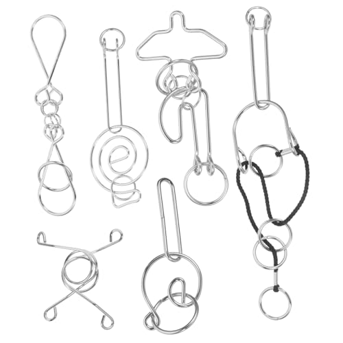 Kisangel 6 Stück Teiliges Knotenspielzeug für Erwachsene Traditionelles Intelligentes Entknotungsspiel mit Glatter Oberfläche Problemlösungsfähigkeit und Geistigen Entwicklung Kisangel 6 Stück Teiliges Knotenspielzeug für Erwachsene Traditionelles Intelligentes Entknotungsspiel mit Glatter Oberfläche Problemlösungsfähigkeit und Geistigen Entwicklung von Kisangel
